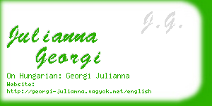julianna georgi business card